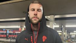 Pavlovic con nove punti di sutura. Ora si valuta per giovedì col Como