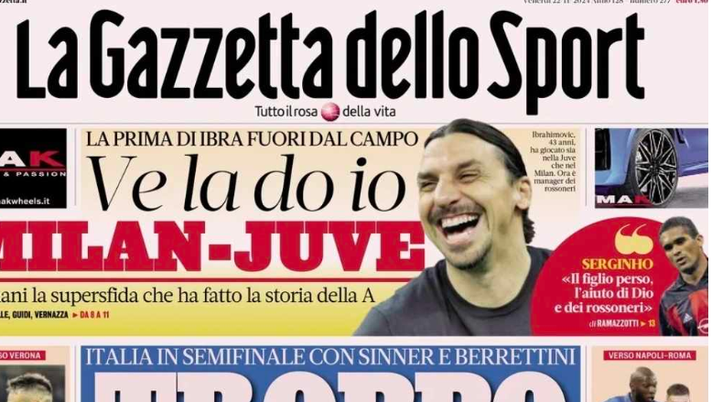 PRIMA PAGINA GAZZETTA DELLO SPORT: “Duello Lukaku-Dovbyk” - immagine 1