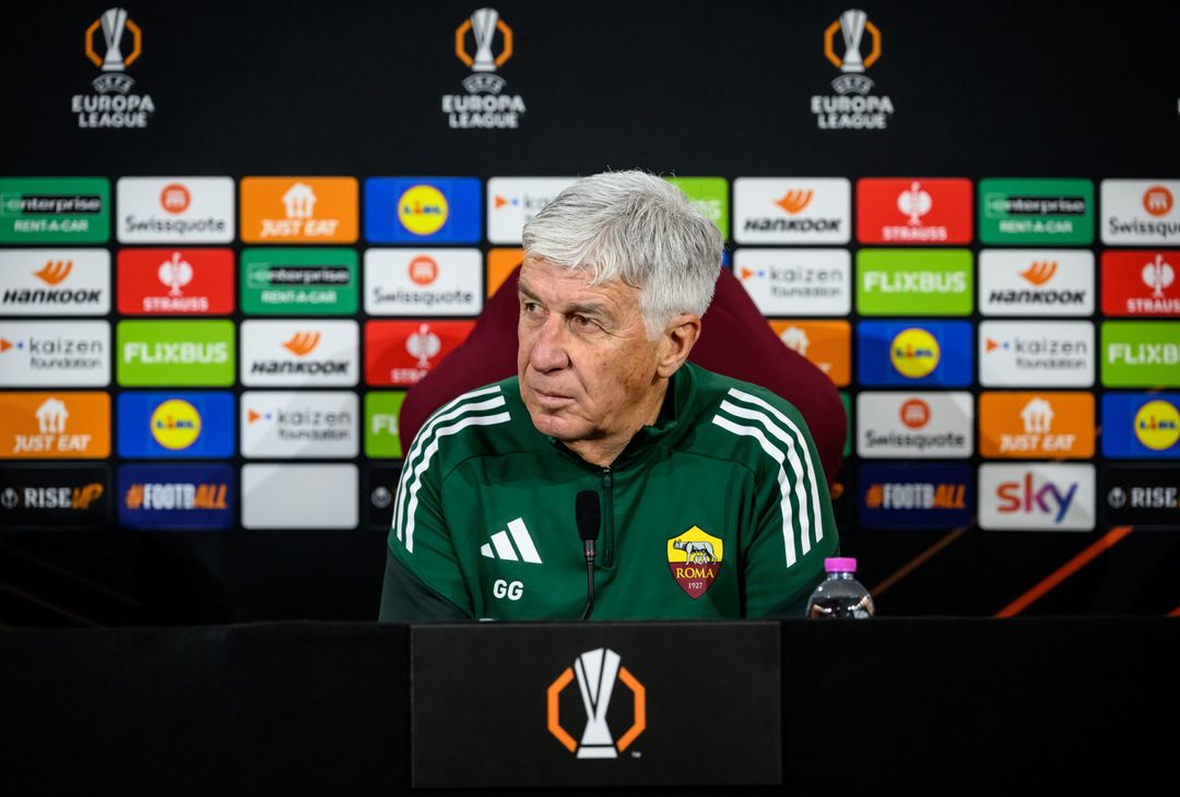 Roma-Stoccarda, la conferenza stampa di Gasperini e Pisilli – FOTO GALLERY - immagine 10