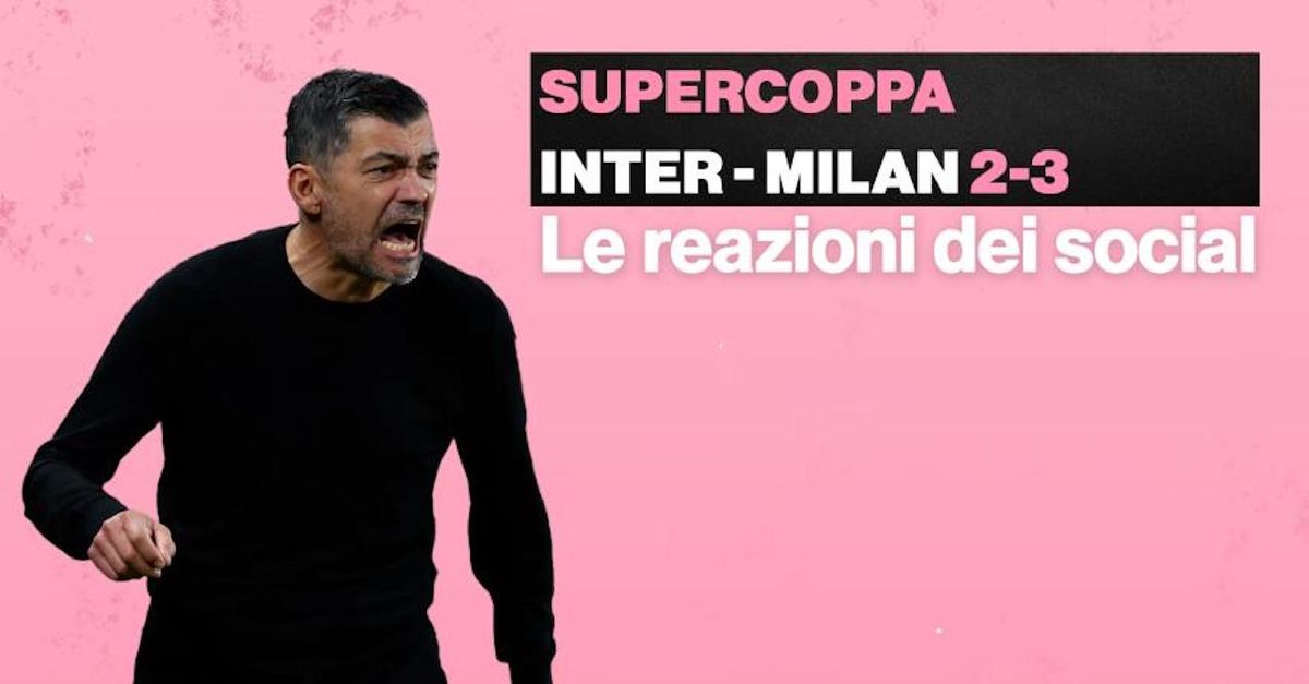 Supercoppa al Milan, le reazioni social dei tifosi rossoneri in festa | VIDEO