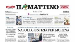 PRIMA PAGINA IL MATTINO OGGI: “Conte, dieci bomber per te”