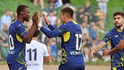Verona, 6-0 alla Virtus. Doppietta di Giovane, debuttano Nunez e Yellu