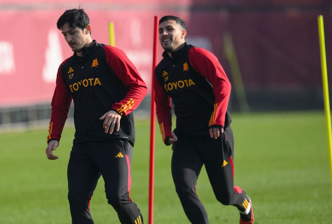 Roma, continua la preparazione in vista del Napoli – FOTO GALLERY - immagine 20