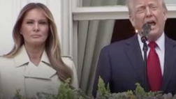 Il video di Trump che ricorda Papa Francesco con un coniglio accanto: è polemica