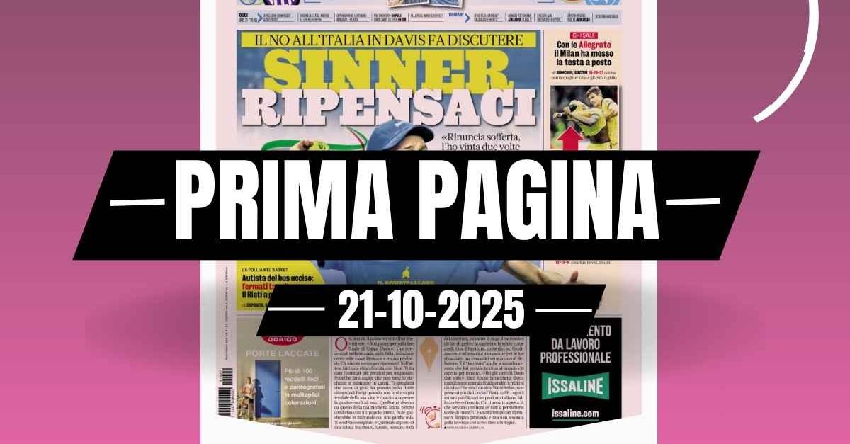 Prima pagina Gazzetta dello Sport: “Con le Allegrate il Milan ha messo la testa a posto”