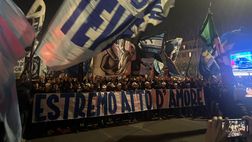 Lazio, in partenza il corteo verso la Nord – VIDEO