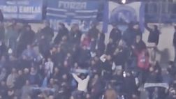 I tifosi del Napoli cantano ed esultano a fine partita: lo show a San Siro!