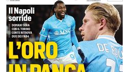 Prime pagine giornali sportivi oggi: il Napoli sui media