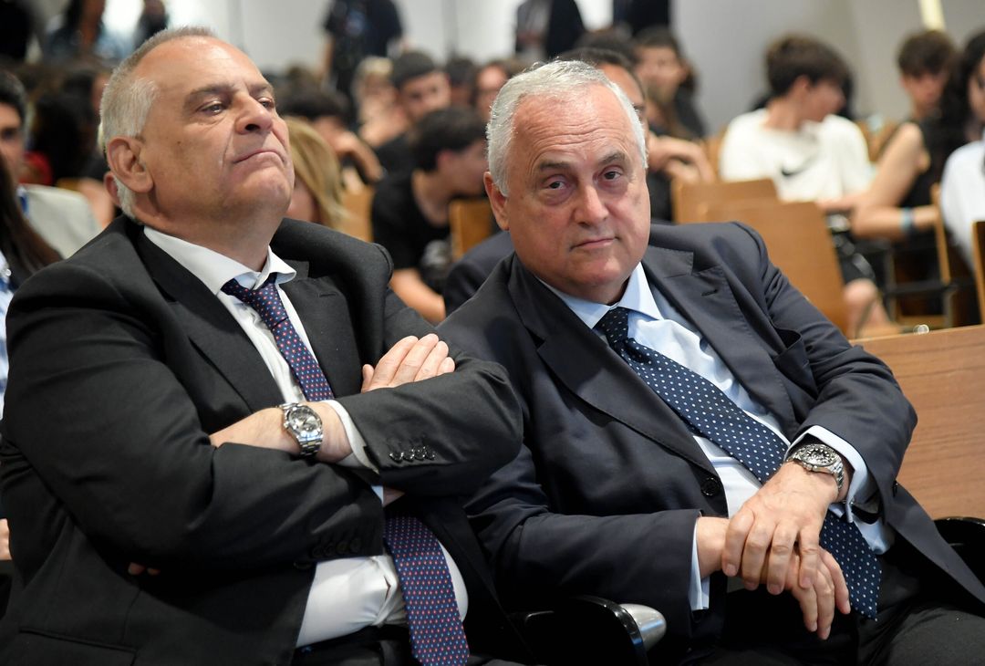 Lamberto Giannini e Claudio Lotito