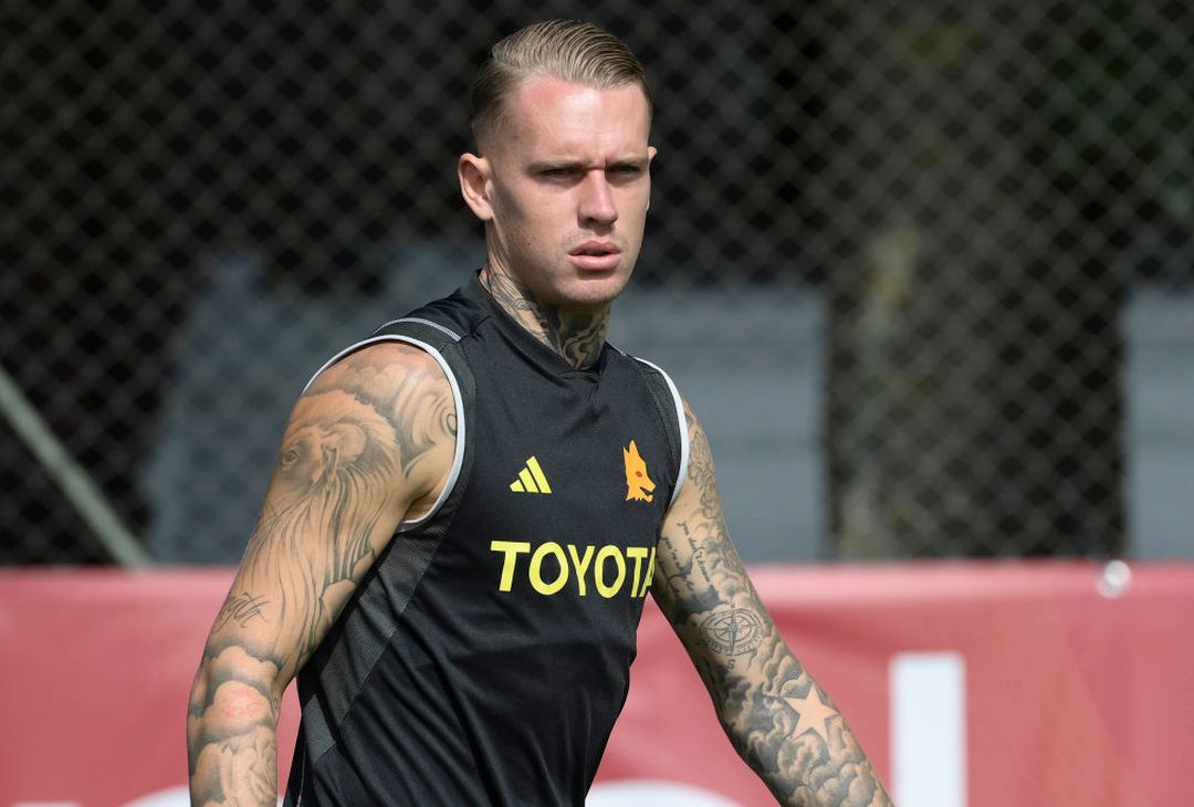 Roma al lavoro per preparare la partita contro lo Sheriff – FOTO GALLERY - immagine 21