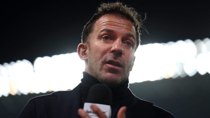 RIYADH, SAUDI ARABIA - JANUARY 22: Alessandro Del Piero, former Italian football player and current television pundit, presents prior to the Italian EA Sports FC Supercup Final match between SSC Napoli and FC Internazionale at Al-Awwal Stadium on January 22, 2024 in Riyadh, Saudi Arabia. (Photo by Yasser Bakhsh/Getty Images) Del Piero: “Yildiz mi piace ma niente pressione. Allegri? Se la Juve ha deciso di…” - immagine 1