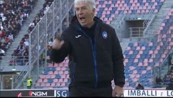 Bologna-Atalanta, Gasperini contro arbitro e quarto uomo: “Faccia di m…”