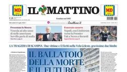 PRIMA PAGINA IL MATTINO OGGI: “Lindstrom verso la Premier, ok a Neres o Berardi”