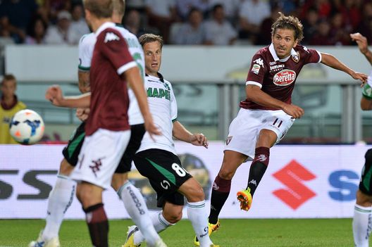 TURIN, ITALY - AUGUST 25: Alessio Cerci of Torino scores their second goal during the Serie A match between Torino FC and US Sassuolo Calcio at Stadio Olimpico di Torino on August 25, 2013 in Turin, Italy. (Photo by Tullio M. Puglia/Getty Images) Torino, ecco il Monza: un esordio inedito in Serie A- immagine 2