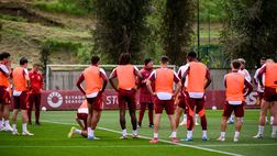 Trigoria, l’allenamento a tre giorni da Inter-Roma – FOTO GALLERY