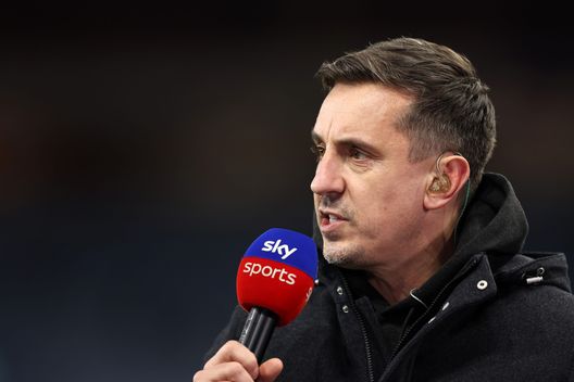 L'opinionista ed ex calciatore Gary Neville. (Photo by Catherine Ivill/Getty Images) Gary Neville