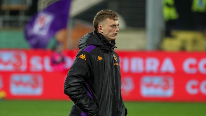 GERMOGLI PH: 4 GENNAIO 2025 FIRENZE STADIO ARTEMIO FRANCHI SERIE A FIORENTINA VS NAPOLI NELLA FOTO GUDMUNDSSON Gudmundsson