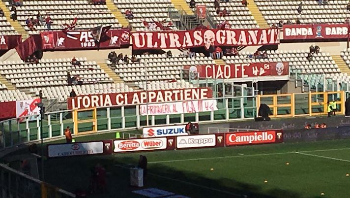 Torino-Benevento, le ultime dai campi: “La Primavera al Fila!”, striscione in curva - immagine 1