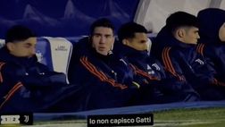 “Ma cosa fa? Metti il corpo!”. Vlahovic sbotta in panchina contro Gatti: il video