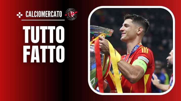 Álvaro Morata (attaccante Atlético Madrid), qui alza la Coppa degli Europei 2024 vinta con la Spagna: è un obiettivo di calciomercato del Milan | AC Milan News (Getty Images) Álvaro Morata Atlético Madrid Calciomercato AC Milan