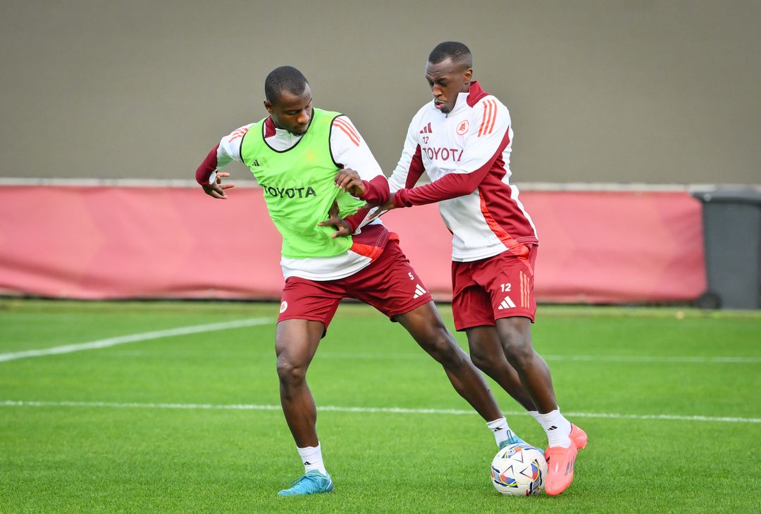 Trigoria, la rifinitura in vista della gara contro il Bologna – FOTO GALLERY - immagine 4