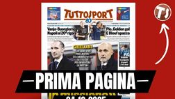 Prima pagina Tuttosport: “Lazio-Milan, ecco Jashari. Max lo prova alla Modric”