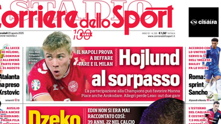 Il Napoli sui media: le prime pagine dei quotidiani di oggi- immagine 1