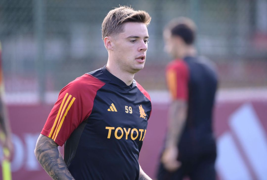 Roma, l’allenamento alla vigilia del match con lo Slavia Praga – FOTO GALLERY - immagine 39