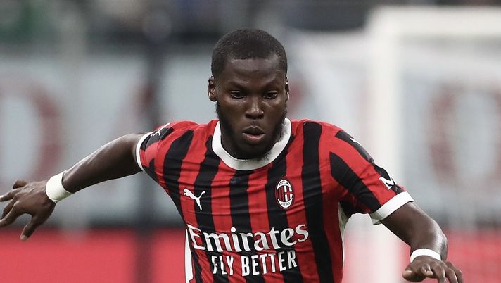 Yunus Musah AC Milan Milan-Napoli 0-2 Serie A 2024-2025