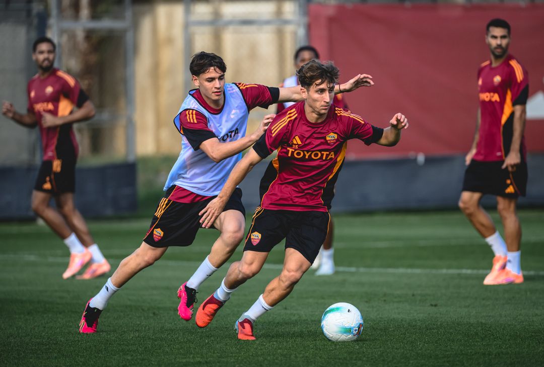 Trigoria, l’allenamento a due giorni da Milan-Roma – FOTO GALLERY - immagine 38