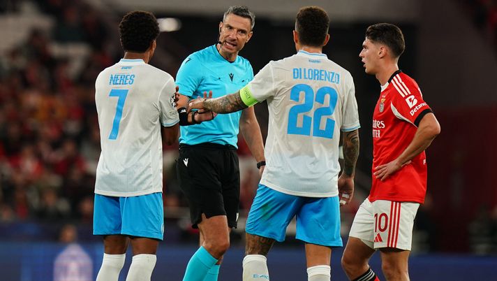 La moviola dei Benfica-Napoli Benfica Napoli moviola