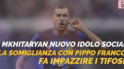 Derby Inter-Milan, Mkhitaryan come Pippo Franco: social impazziti | VIDEO