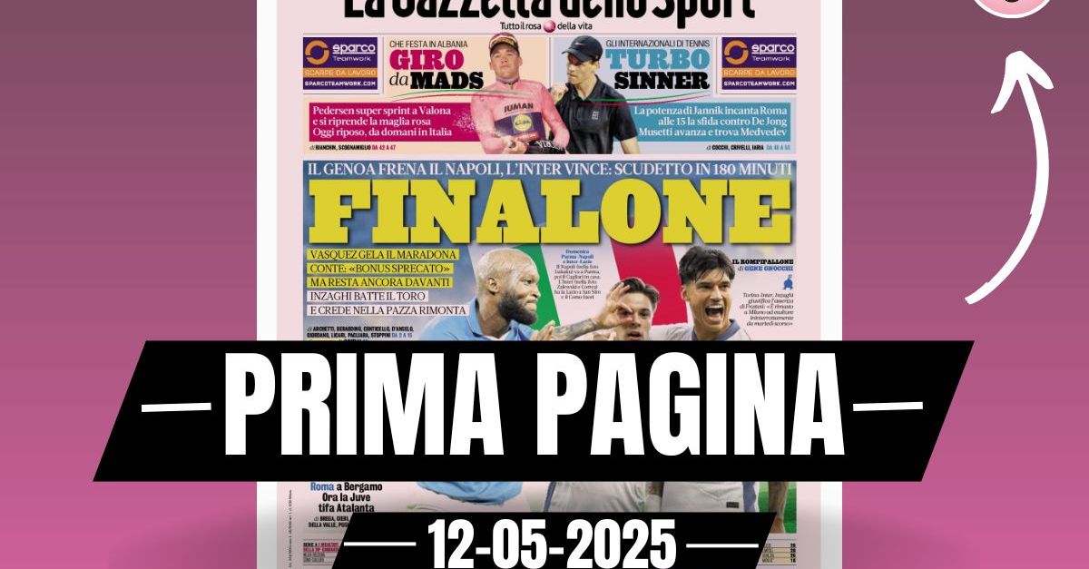 prima pagina gazzetta dello sport finalone scudetto in 180 minuti da Pianetamilan.it prima pagina gazzetta dello sport finalone scudetto in 180 minuti