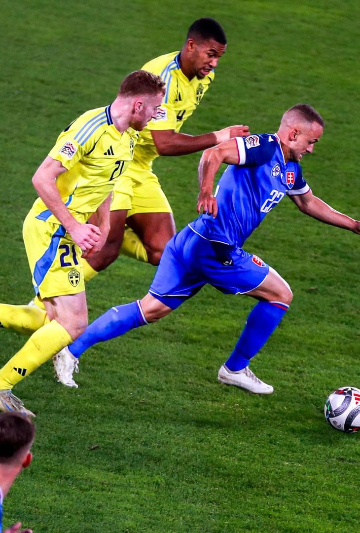 GALLERY Corsa, sacrificio e sudore: Lobotka stakanovista anche con la Slovacchia - immagine 5