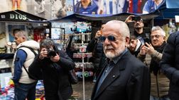 FOTO De Laurentiis ha festeggiato la vittoria in pizzeria: ecco dove è stato beccato