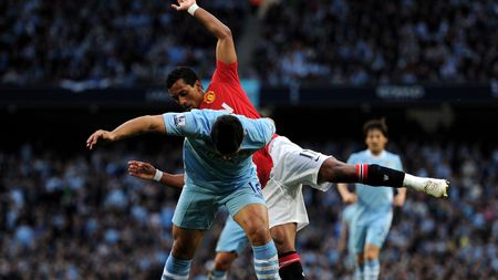 Derby di Manchester Nani e Auger