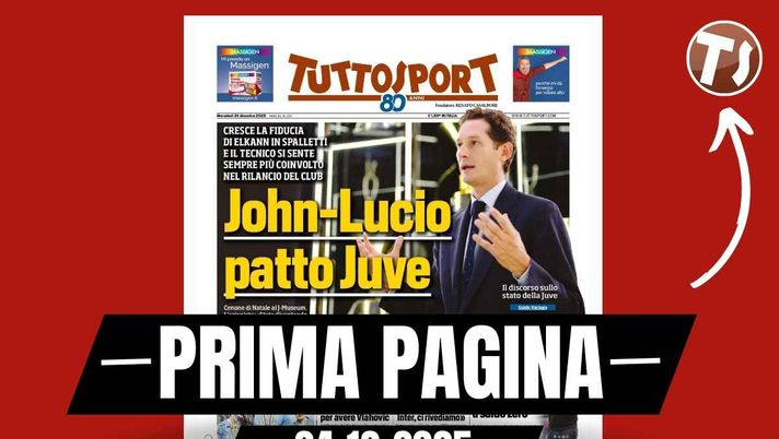 Prima pagina Tuttosport: 'Milan, un Kostic per avere Vlahovic, obiettivo di giugno'