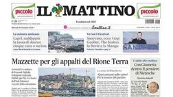 LA PRIMA PAGINA IL MATTINO: “I nodi del Napoli d’Arabia sono tutti a centrocampo”