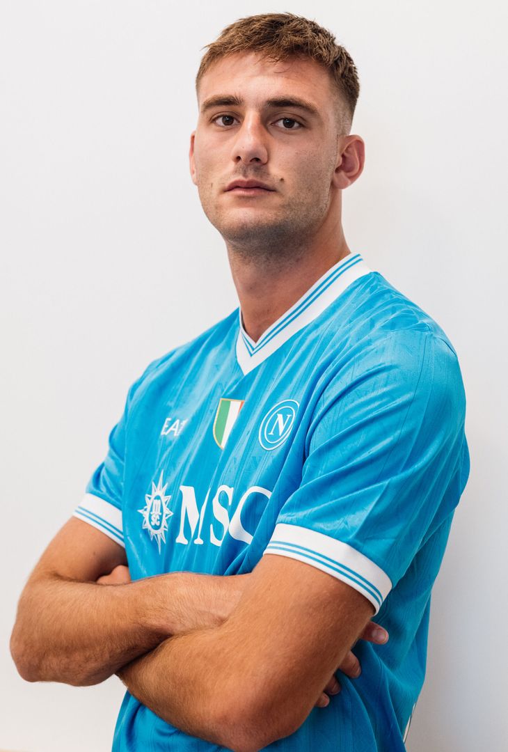 I primi scatti di Lucca con la maglia del Napoli