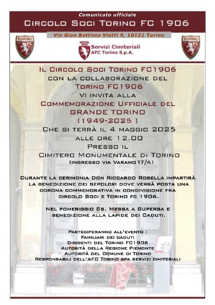 Torino, il programma ufficiale del 4 maggio: tutti gli appuntamenti- immagine 2
