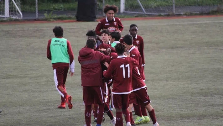 Esultanza al gol di Ceica Torino Under 15