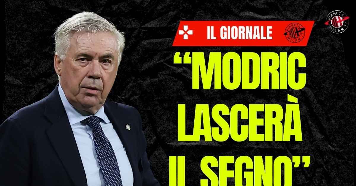 Milan, Ancelotti: “Modric lascerà il segno. Allegri una figura importante”