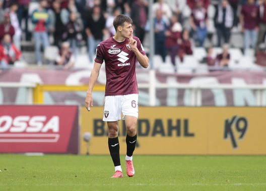 Gvidas Gineitis of Torino FC during the Italian Serie A 2024/25 season, football match between Torino FC and Udinese Calcio on 23 April 2025 at Stadio Olimpico Grande Torino, Turin, Italy. Photo Nderim Kacel