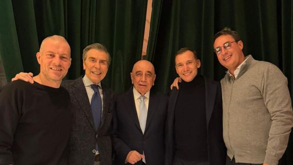 Milan, un pezzo di storia rossonera si ritrova: la cena tra Galliani, Braida e Shevchenko- immagine 2