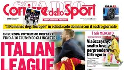 PRIMA PAGINA CORRIERE DELLO SPORT OGGI: “È Dovbyk la nuova tentazione del Napoli”