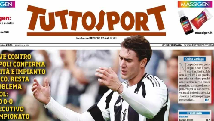 PRIMA PAGINA TUTTOSPORT OGGI: “Ok Thiago ma chi segna?” - immagine 1