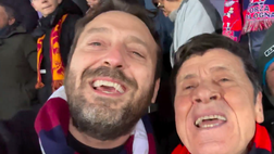 VIDEO – Cremonini e Morandi sulle note di Lucio Dalla a fine partita