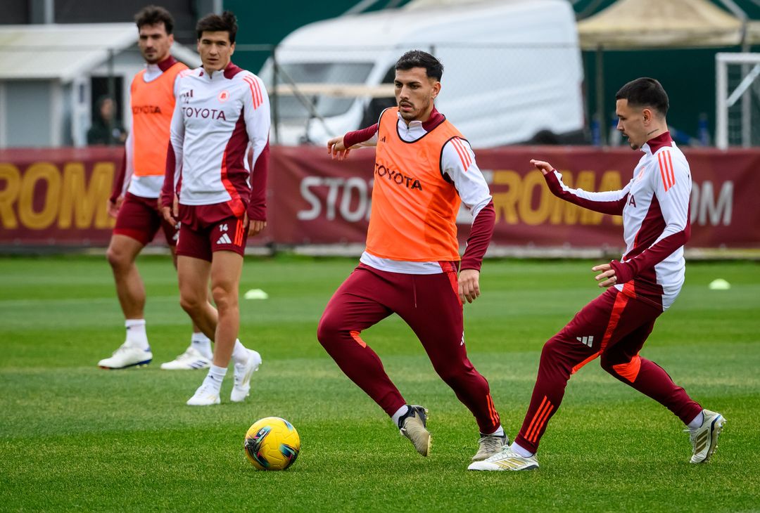 Roma, l’allenamento a due giorni dal derby – FOTOGALLERY - immagine 15