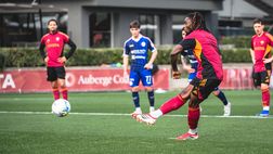 Trigoria, test amichevole e seduta: Koné in gruppo. Personalizzato per Dybala e Wesley