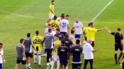 Mourinho e Gattuso in campo: sedano una rissa durante Fenerbahce-Hajduk Spalato